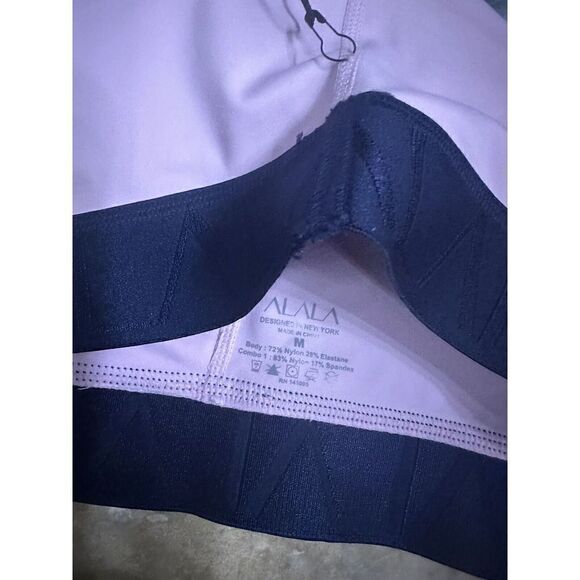 NWT $95 Alala M Light Support Cross Active Bra Multicolor - Picture 5 of 5